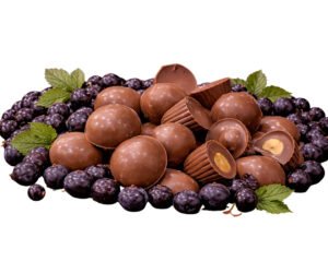 Milk Chocolate Fillings with Black Currant