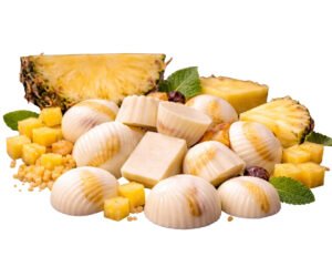 White Chocolate Hazelnut Fillings with Pineapple