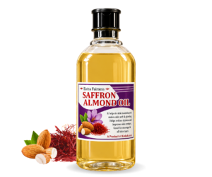 Saffron almond oil