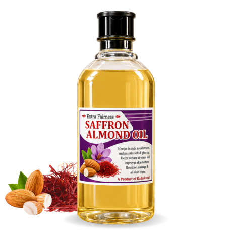 Saffron almond oil