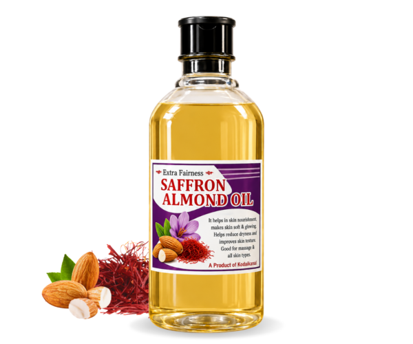 Saffron almond oil